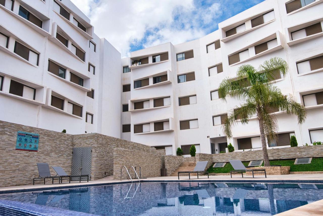Luxury Apartment 90Sqm With Pool Near Beach Wifi Unlimited Optical Fiber Agadir Eksteriør bilde